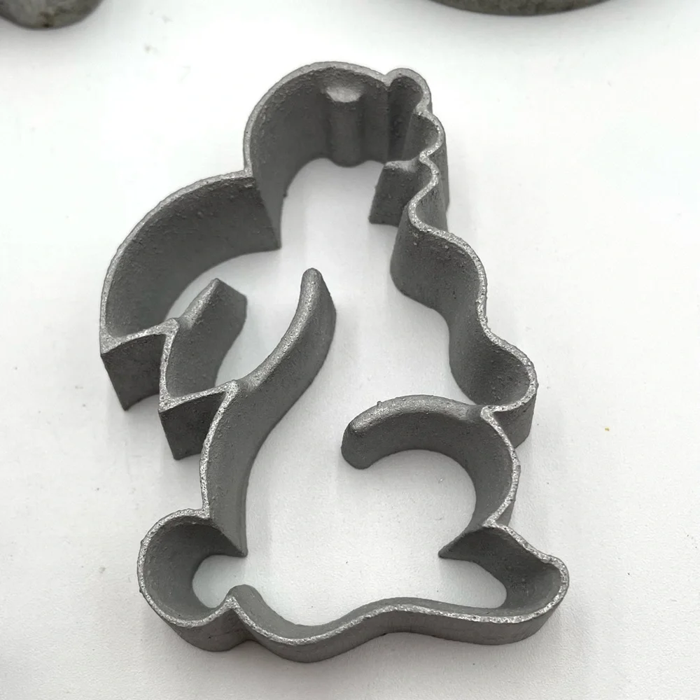 Vintage Rossettes Cookie Irons Christmas Tree Bunny Flowers No Handle 6pcs